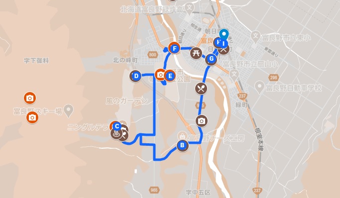 Check the walking MAP