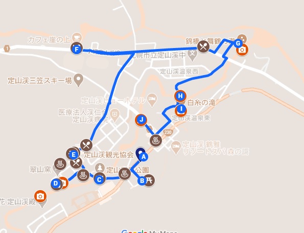 Check the walking course